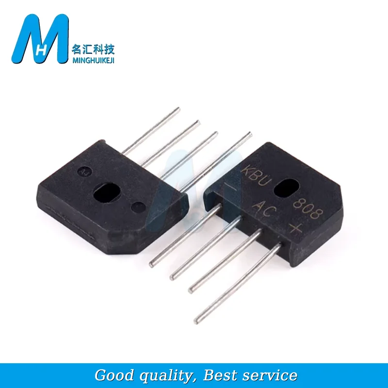 3PCS/LOT KBU606 KBU610 KBU808 KBU810 KBU1010 KBU1510 KBU2510 6A 8A 10A 15A 25A  600V 1000V Rectifier Bridge Diode