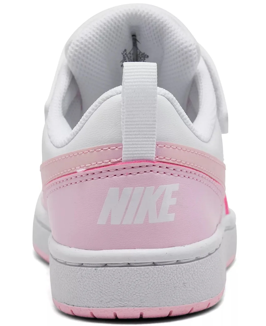 Nike｜ Little Girls Court Borough Low Recraft Adjustable Strap Casual Sneakers