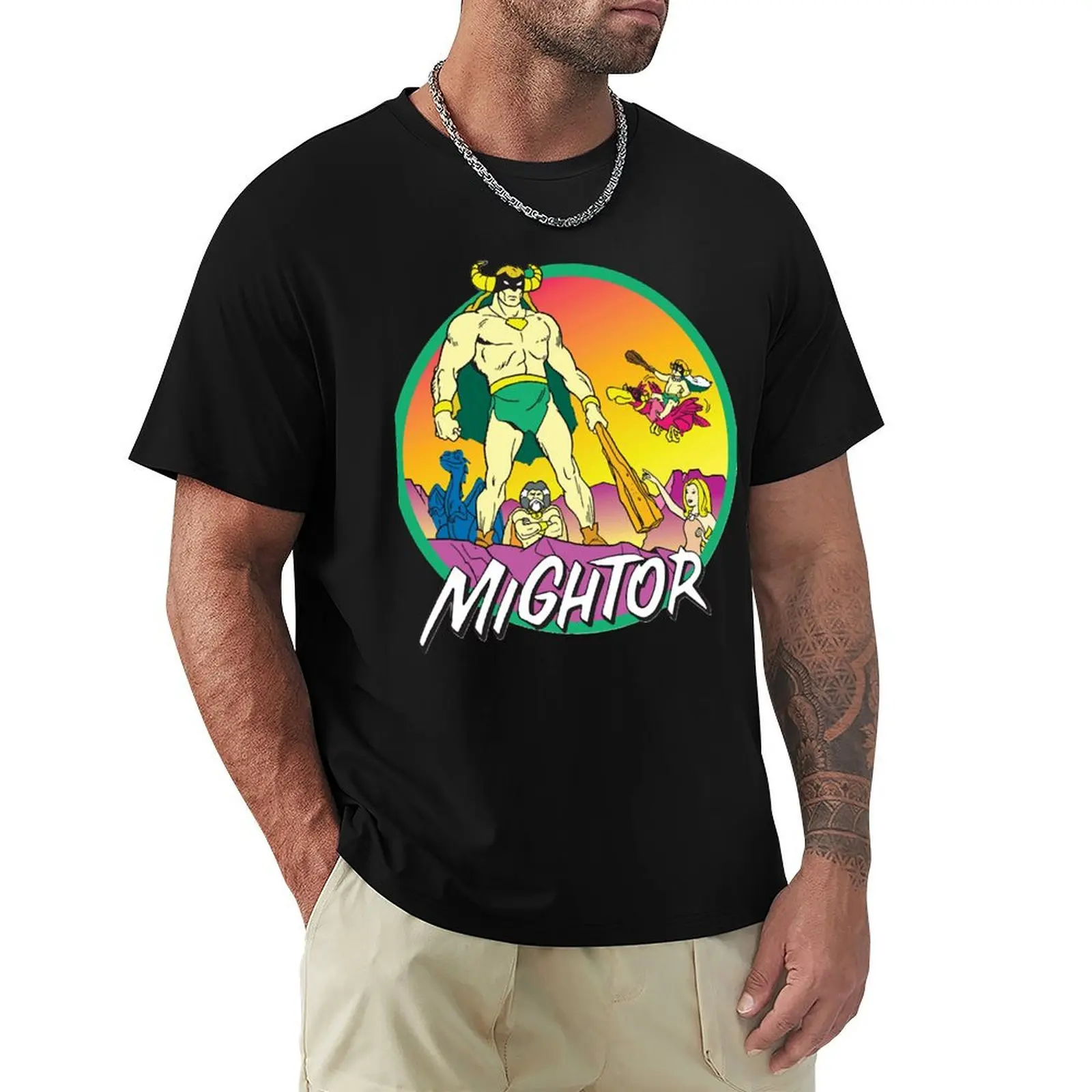 Camiseta Mightor Cartoon, Presente Perfeito, Camiseta para Atividades ao Ar Livre