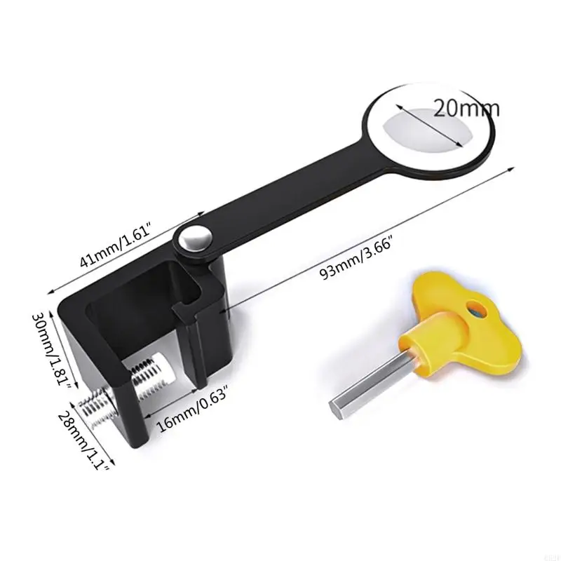 652F Industrial Grade Window Restrictor Hook Child Lock Restrictor Safety  Punchfree Window Lock Child SafeLock Metal