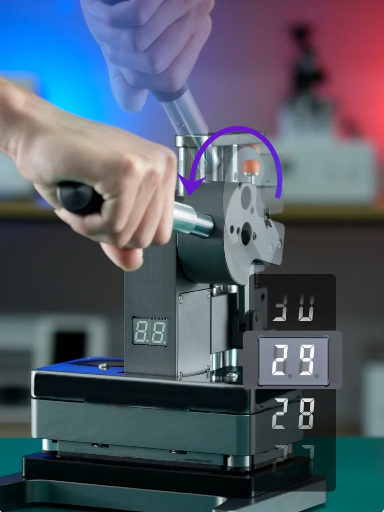 

TBK-209 Screen Repair Machine Screen Printing Machine Waterproof Seal Tool Cell Phone Front Glass LCD Pressure Holding Machine