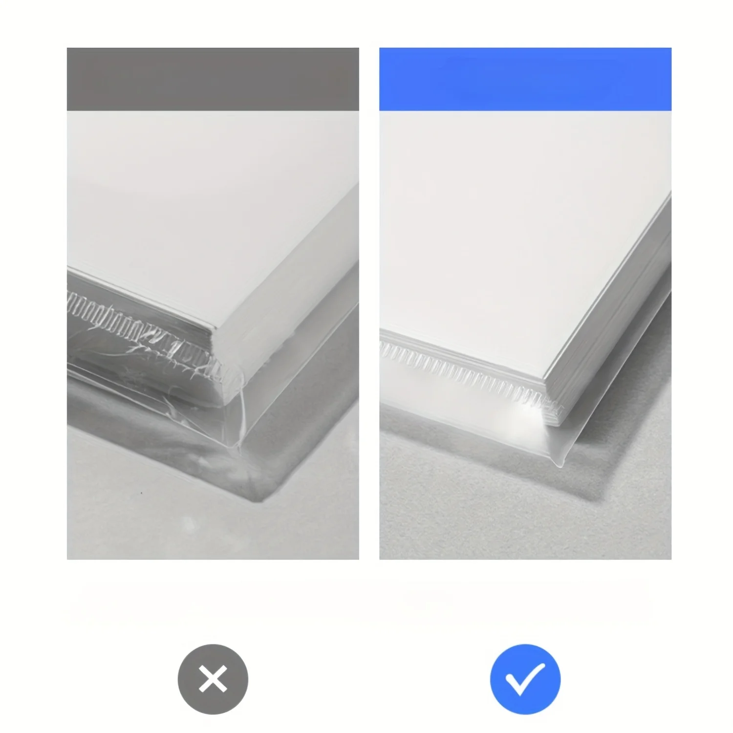 Clear Plastic Wallets A4-30 Pack Plastic Folders Document Wallets Files Popper Wallets