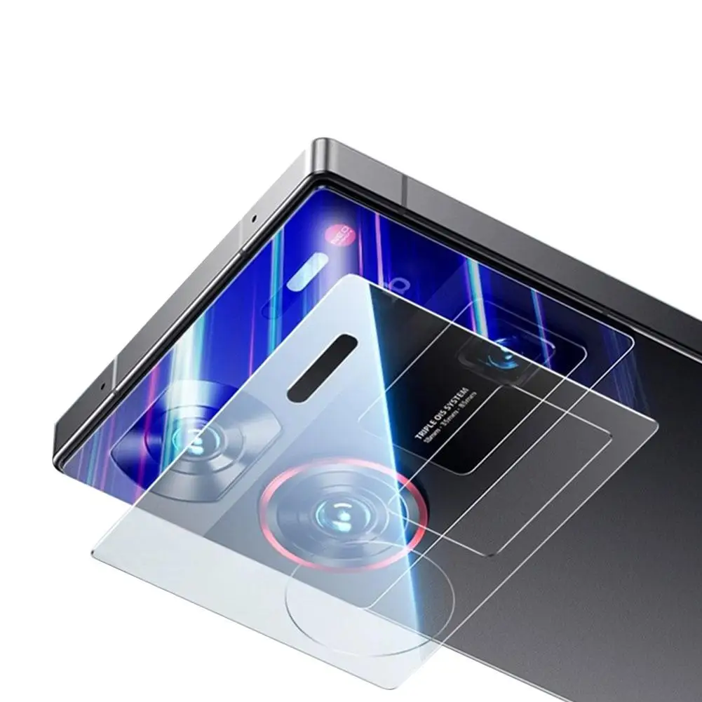 Para Nubia Z60Ultra película de lente 3D transparente integrada cámara trasera película protectora de vidrio carcasa protectora de vidrio templado trasero