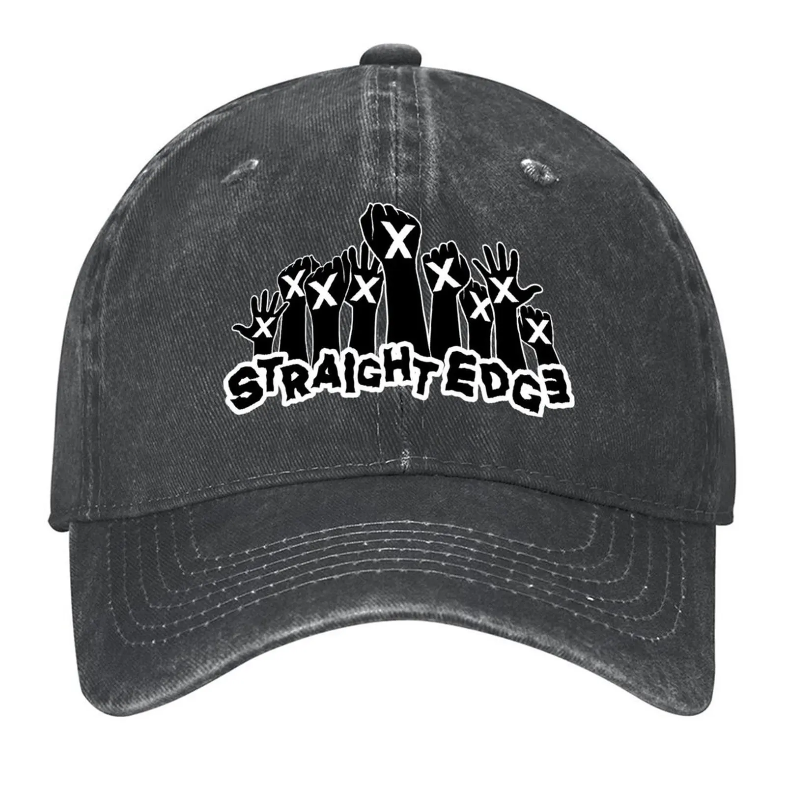 

Straight Edge Hands in the Air Invert Version Baseball Cap hard hat Unique hats western Hat Trucker Cap Hats For Men Women's