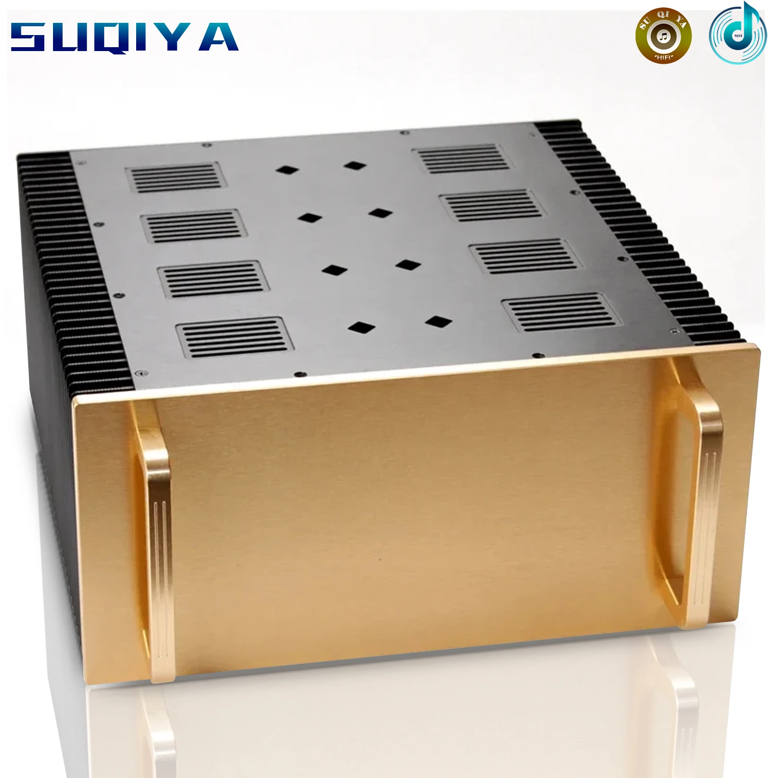 

Height 200mm Full aluminum amplifier chassis/ Class A rear tube amplifier case / AMP case Enclosure / Box DIY (430*200X*412mm)