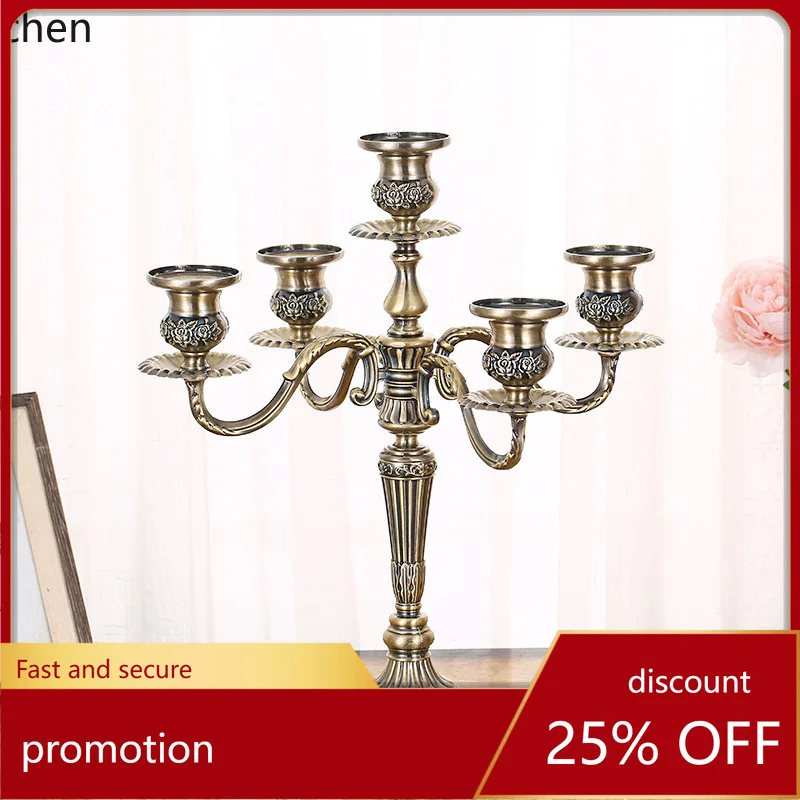

Hxl metal candlestick creative romantic candlelight dinner metal wedding candlestick