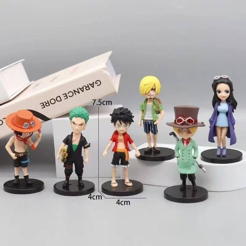 ワンピースルフィゾロ Q 版 6 フィギュア像モデルクリエイティブ高価値漫画アニメ車コンピュータデスクトップ装飾ギフト