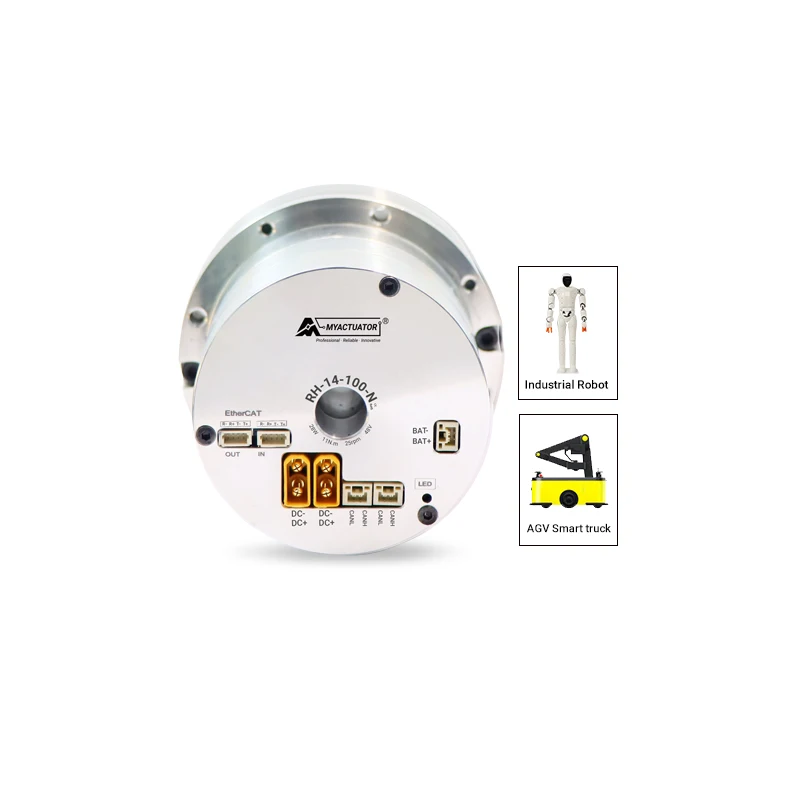 

RH-14 EtherCAT Gigabit Bus + CAN Harmonic Joint Motor Large Hollow Design High Precision And High Torque