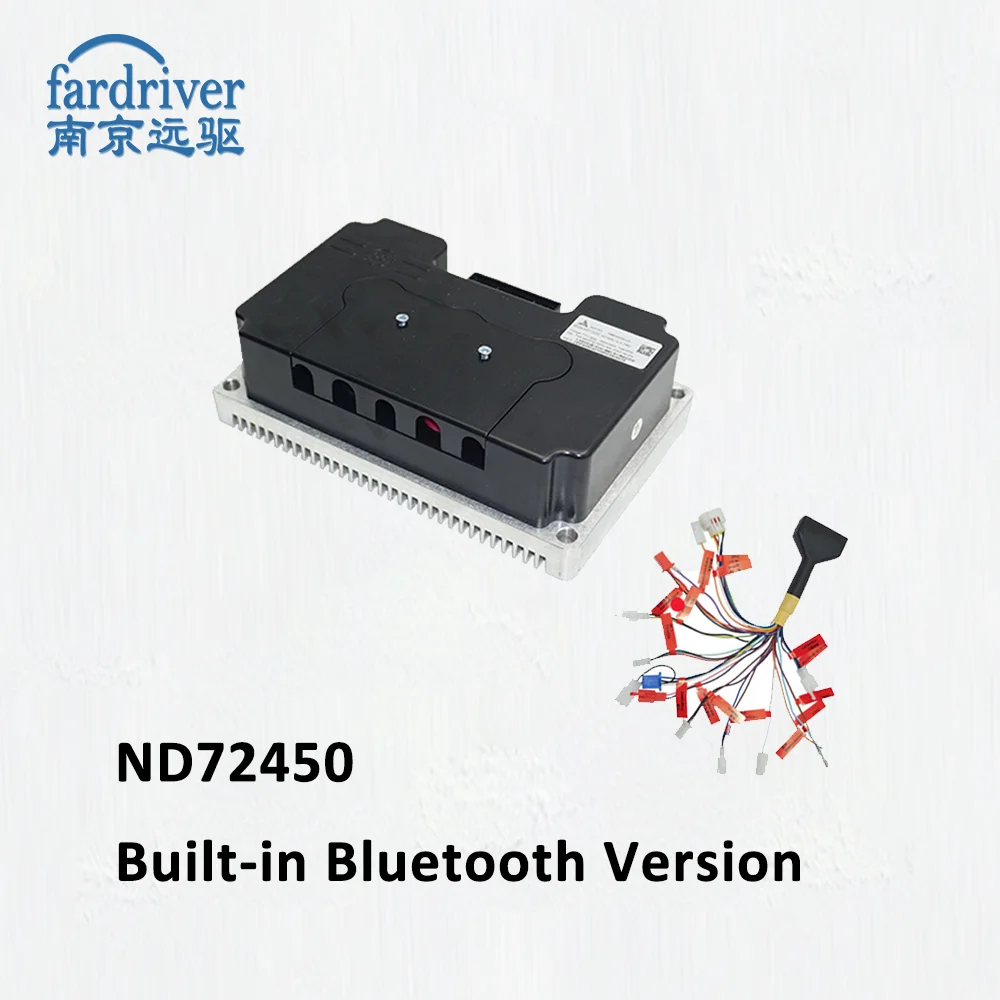 FarDriver Electric Motorcycle Controller ND72450 450A Built-in Bluetooth Version For 2-4kW QS Motor High Power Programmable