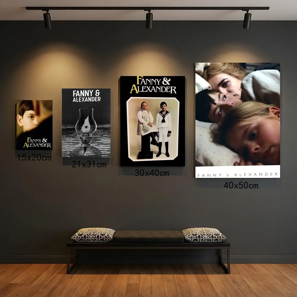 classic movie F-Fanny and Alexander-R Poster Self Adhesive Wall Decor for Modern Home Cafe Office and Bar
