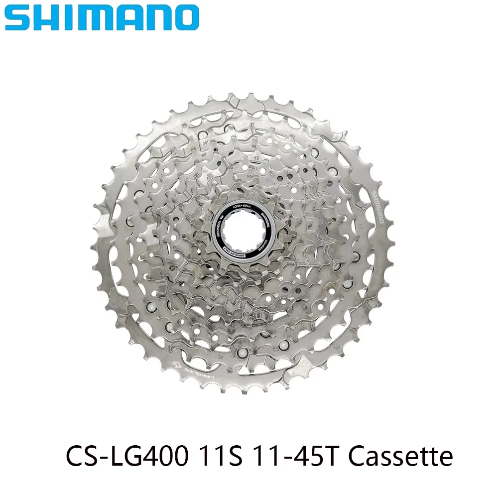 SHIMANO 11 Speed CN-LG500 116 Links Chain CS-LG400 11S 11-45T/50T Cassette Sprocket For Mountain Bike Original Parts