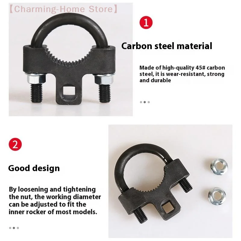 【M】1 Piece Car Tool Kit 3/8In Inner Tie Rod Tools Auto Chassis Rocker Install And Disassembly Repair Tool Car Goods