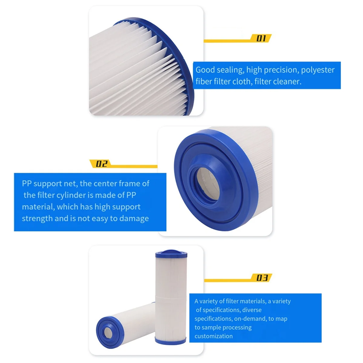 Filter Cartridges Swimming Accessories SPA Spare Parts Replacement Hot Tub Pool Filter for Pww50L 4CH-949 FC-0172