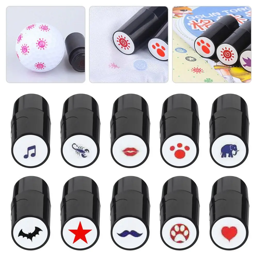 Golfbal Stamper Stempel Marker Indruk Seal Sneldrogende Golf Accessoires Symbool Golf Stempel Marker Outdoor Sport Golfer Gift