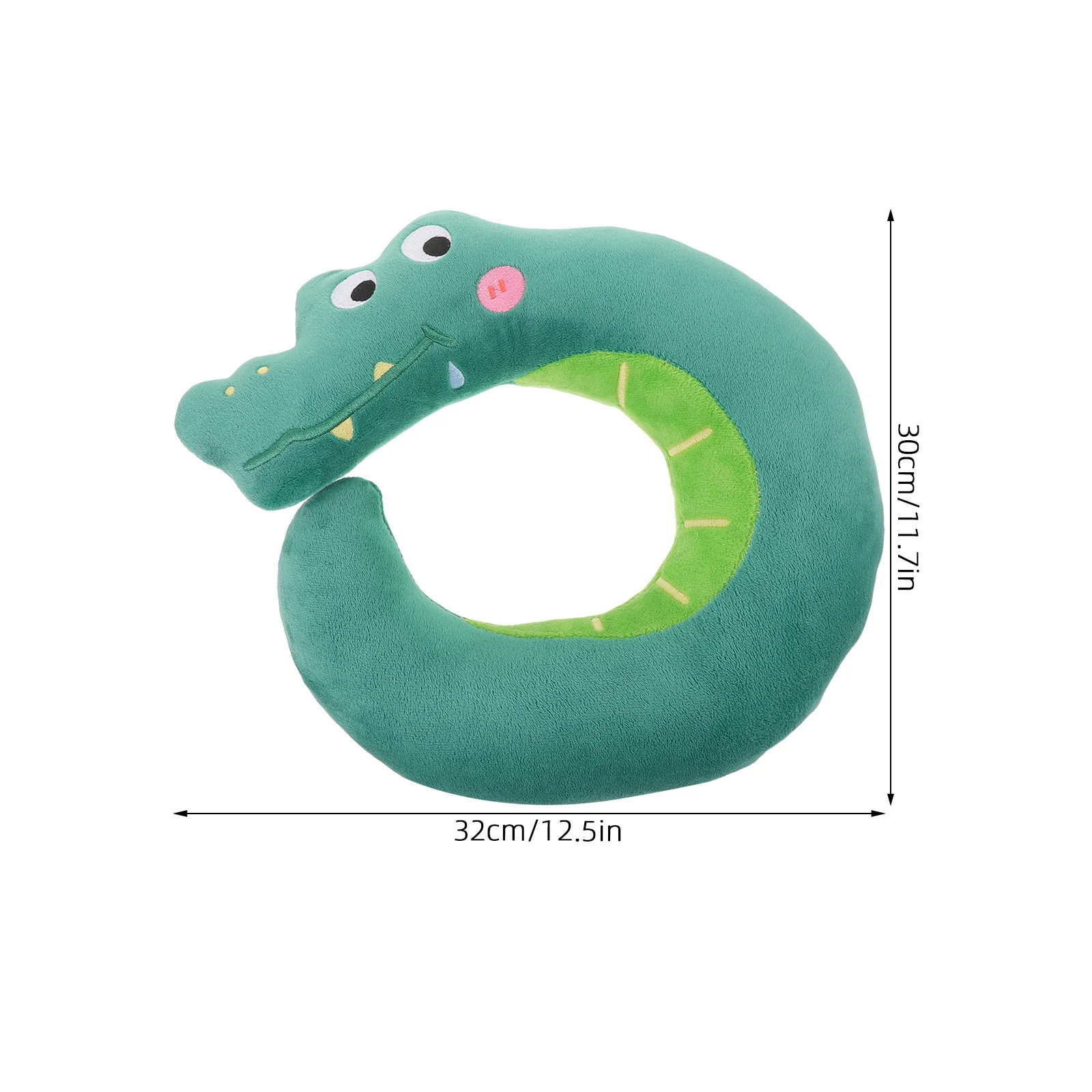 หมอนรองคอสำหรับเดินทางน่ารักสำหรับเครื่องบิน รถยนต์ บ้าน รูปทรงตัวยู ออกแบบตามหลักสรีรศาสตร์ ผ้าเนื้อนุ่ม ระบายอากาศได้ดี รองรับต้นคอ ขนาดกะทัดรัด