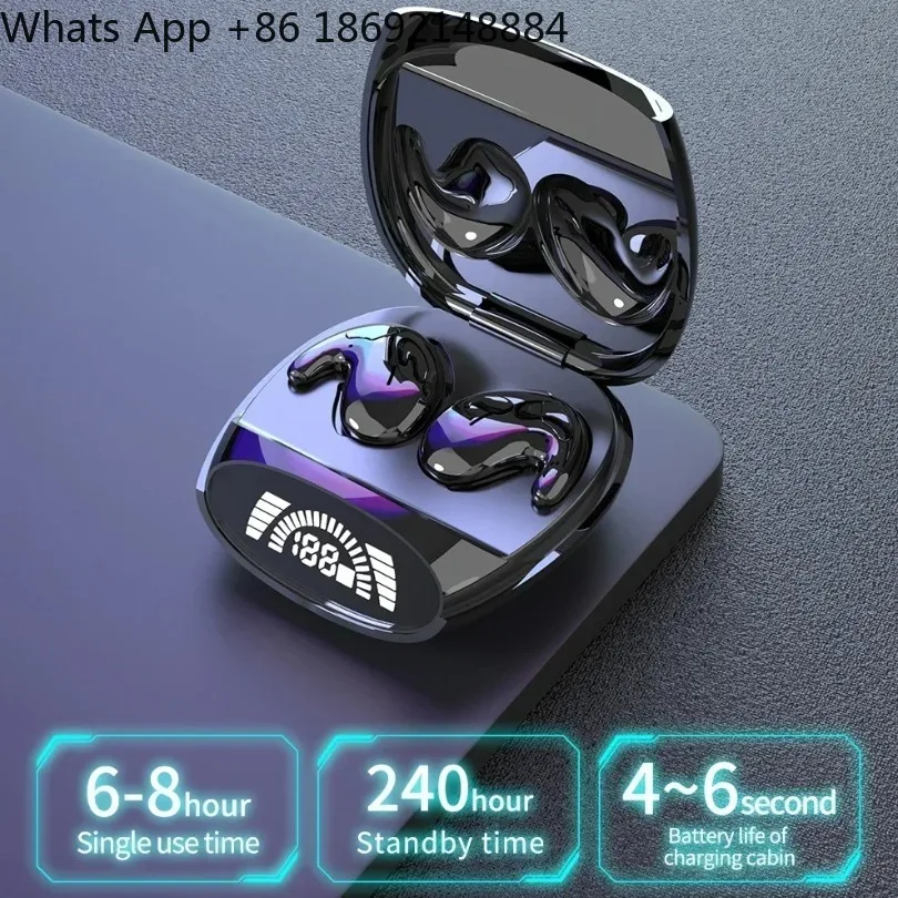Wireless Sports Bluetooth Headphones Highend Tws Dual Ear Sleep In Ear Md538 Mini Painless Call Noise Cancelling Thin Headphones