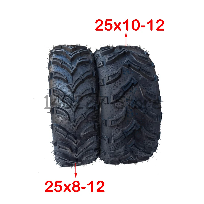 12 inch Tyre AT 25x8-12 25X10-12 Tire four wheel vehcile off road motorcycle For Chinese 150cc 200cc 250cc Big ATV Wheels Rims