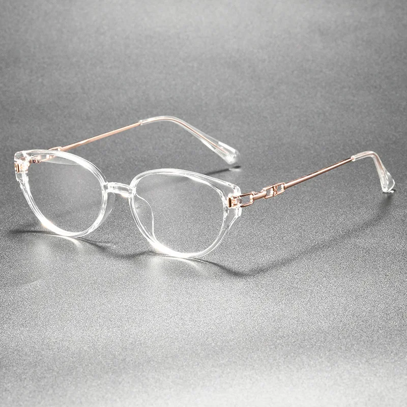 

Transparent Computer Glasses Women Myopia Trend Sexy Cat Eye Blue Light Reading Glasses Female Custom Prescription Eyeglasses-2