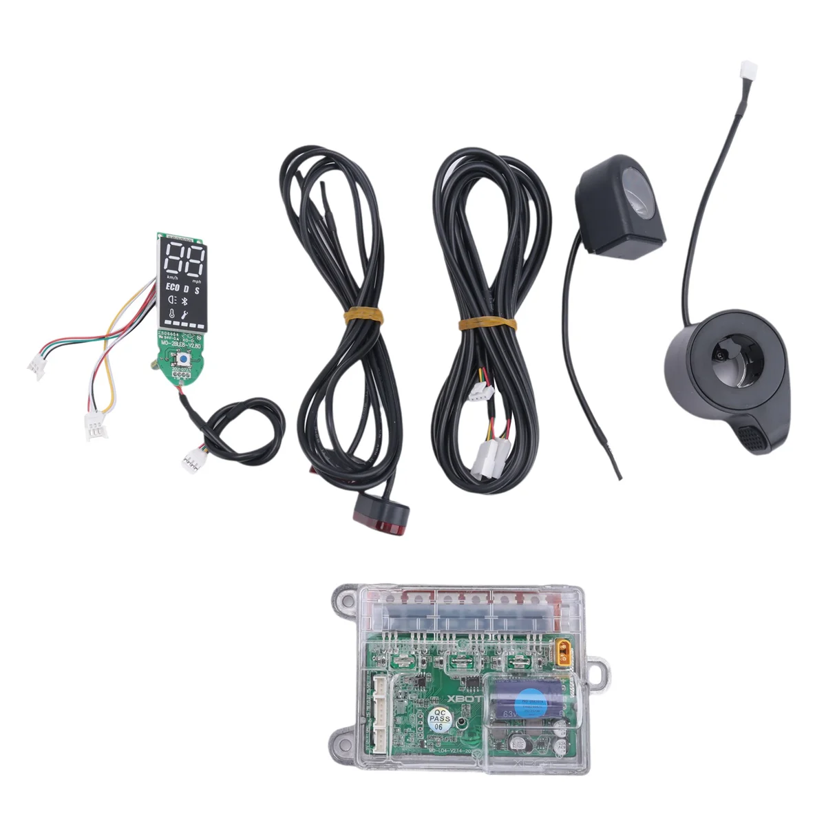 New Upgrade Electric Scooter Motherboard Controller Digital Display with Accelerator Front and Rear Light for M365 PRO