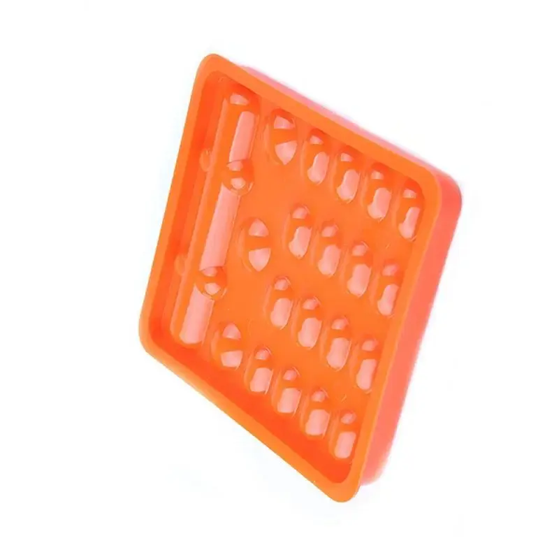 

Dental Mix Composite Light Hood Resin Shading Protector Orange Shade Box Storage Cover Large