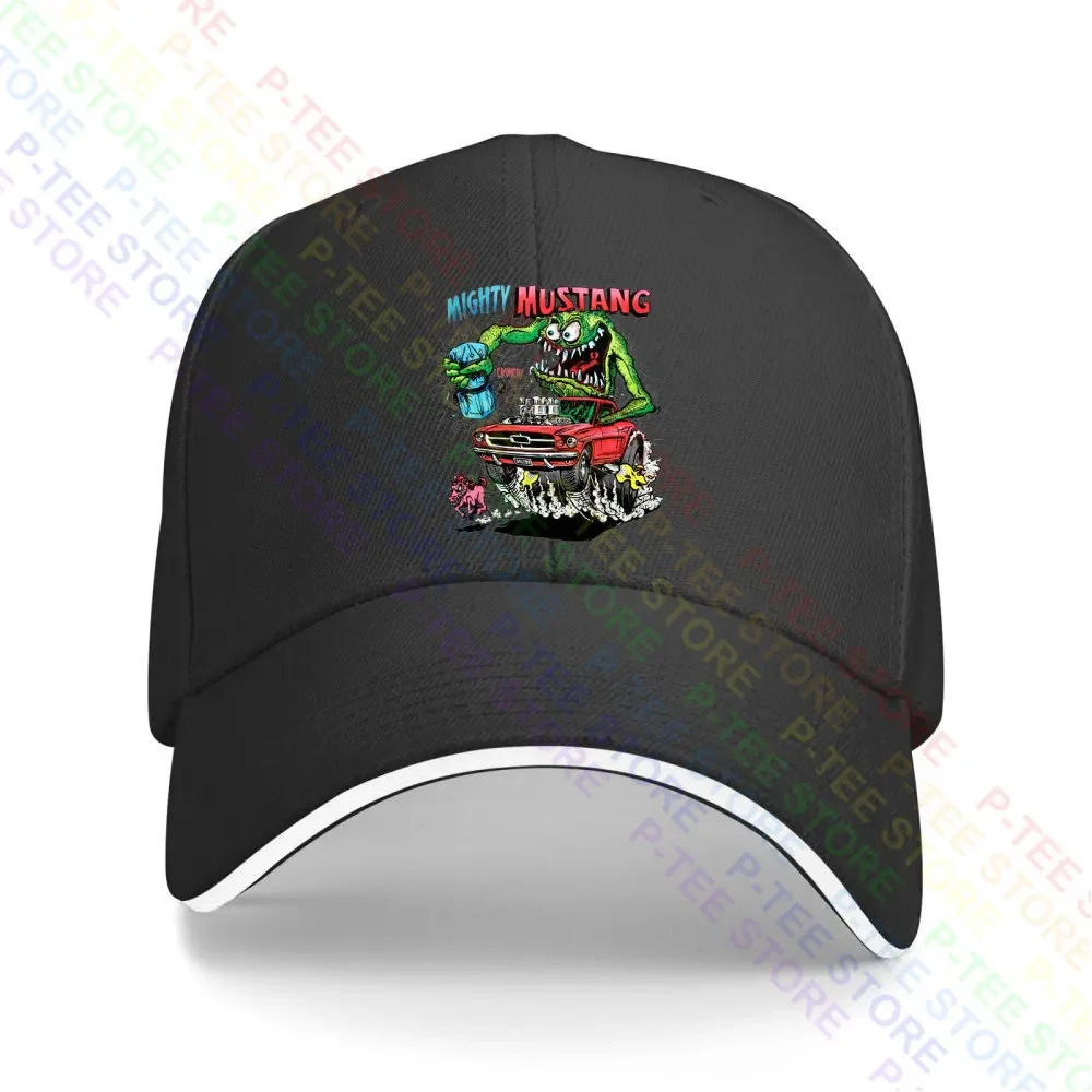 

Ed Big Daddy Roth Rat Fink Mighty Mustang Baseball Cap Snapback Caps Knitted Bucket Hat