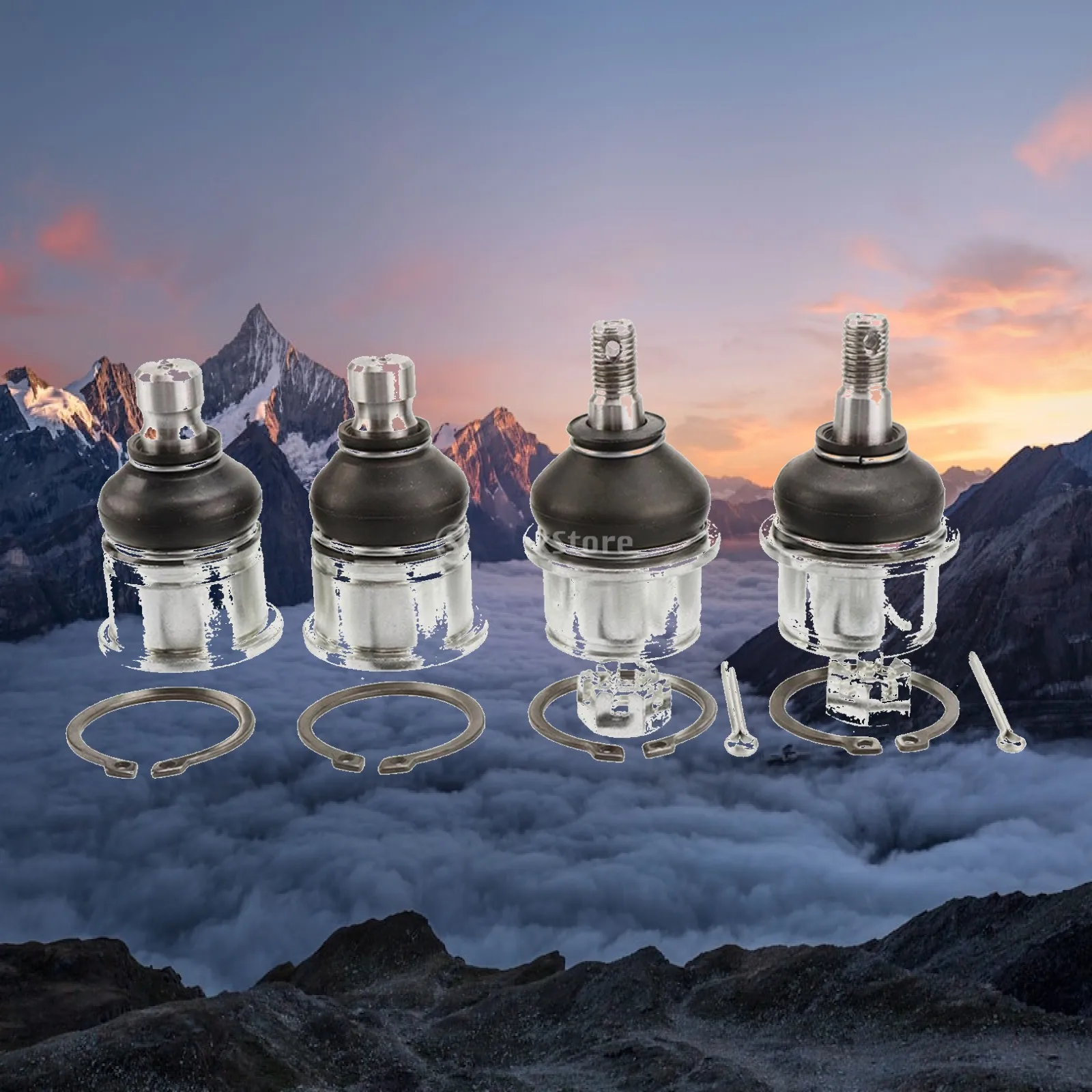4 Pieces Shock Absorption Linkage Component Metal Brand CF500 Shock Absorption Linkage Ball Joint Vehicle Parts Sturdy
