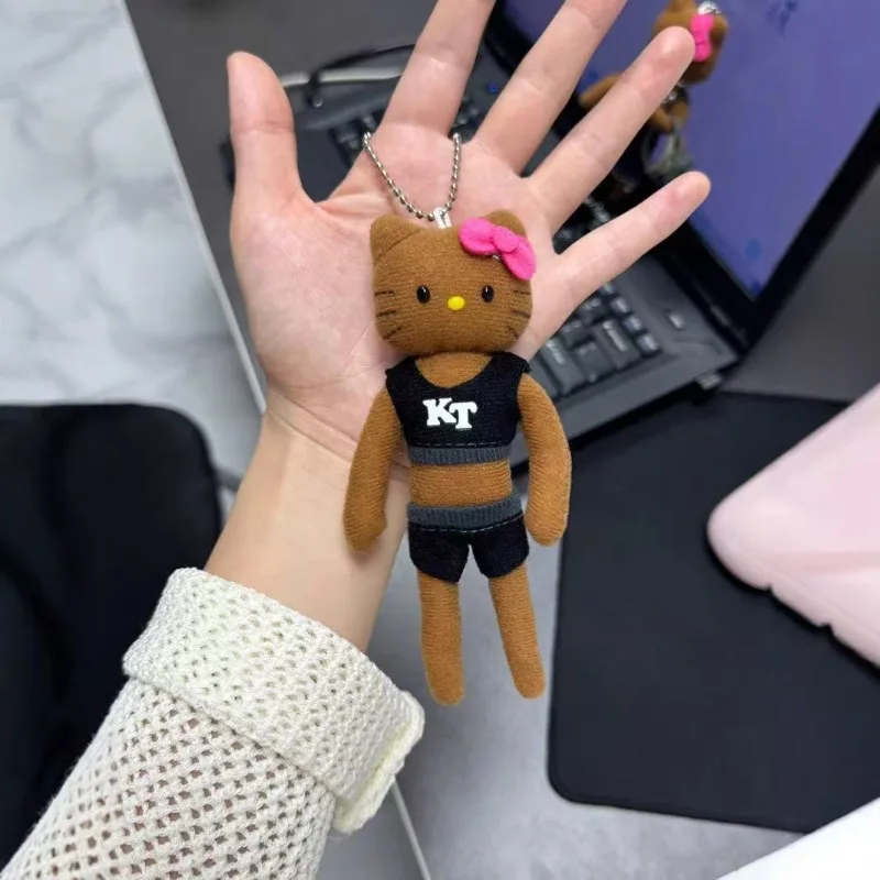 Hello Kitty Keychain Bag Charm Anime Women Accessories Kt Backpack Children Toy Versatile Decoration Kawaii Girl Gift Wholesale