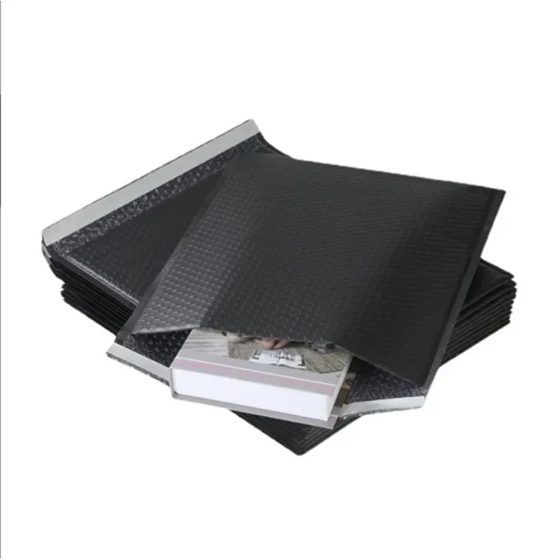 20 Pcs Black Bubble Packaging Envelope Mailing Envelopes Mailer Poly Green Envelope for Shipping Self Seal Bubble Bag Padding image 5