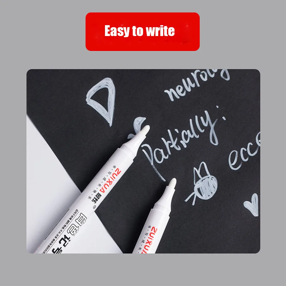 Plastic Notebook Tire Painting Marker Pen Gel Pencil Oily Waterproof Graffiti Pens