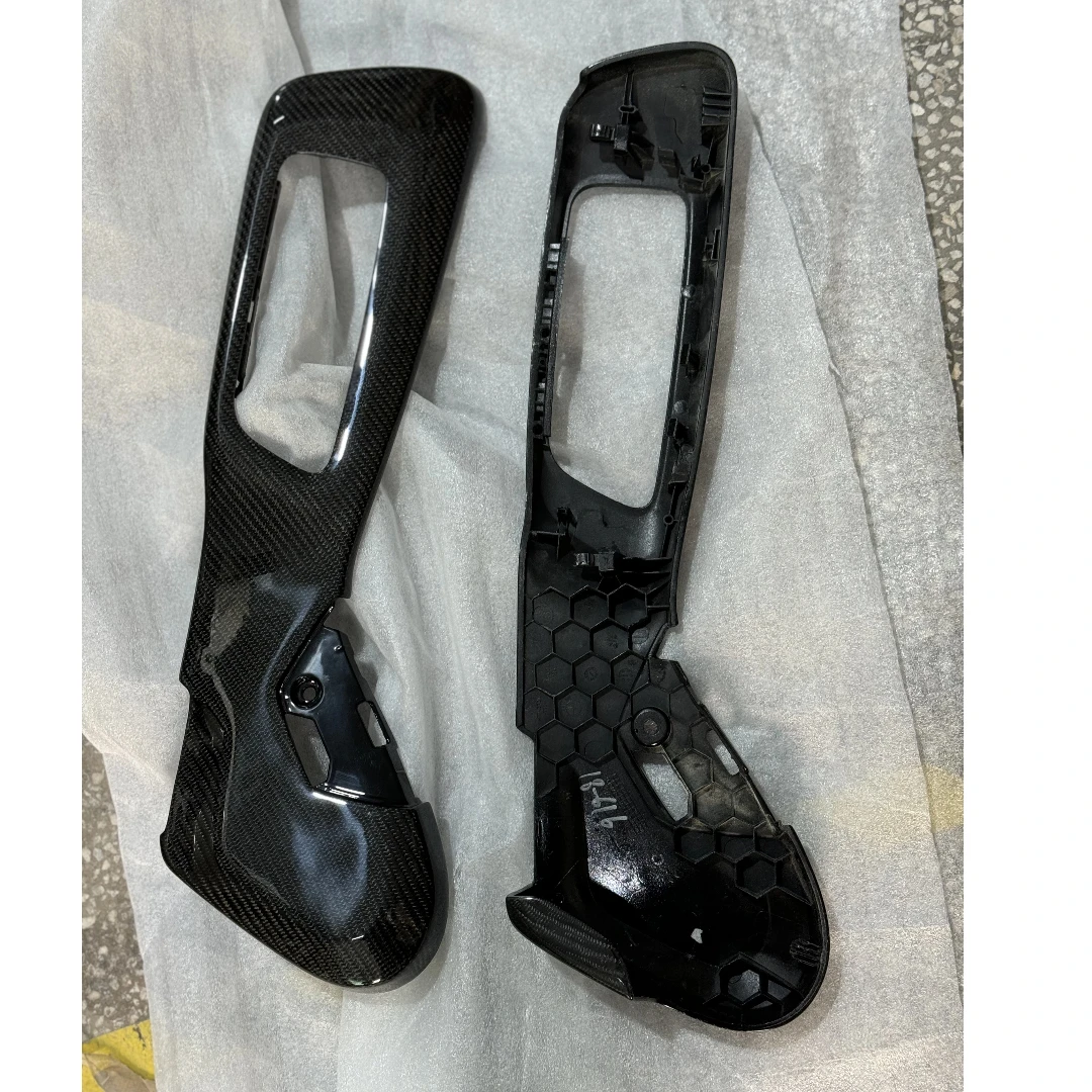 

Запасная часть из настоящего углеродного волокна, простая установка для BMW G20 G28, замена крышки гусеницы переднего наружного сиденья