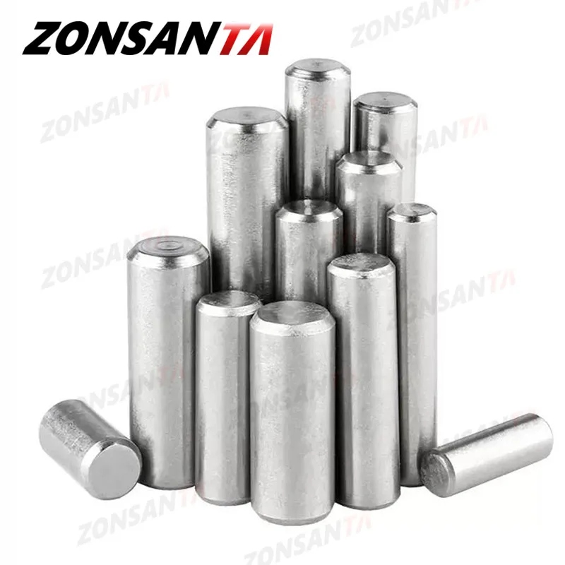 M1 M1.5 M2 M2.5 M3 M4 M5 M6 M8 M10 304 Stainless Steel Cylindrical Locating Dowel Pin Fixed Shaft Pins Round Bar Solid Rod