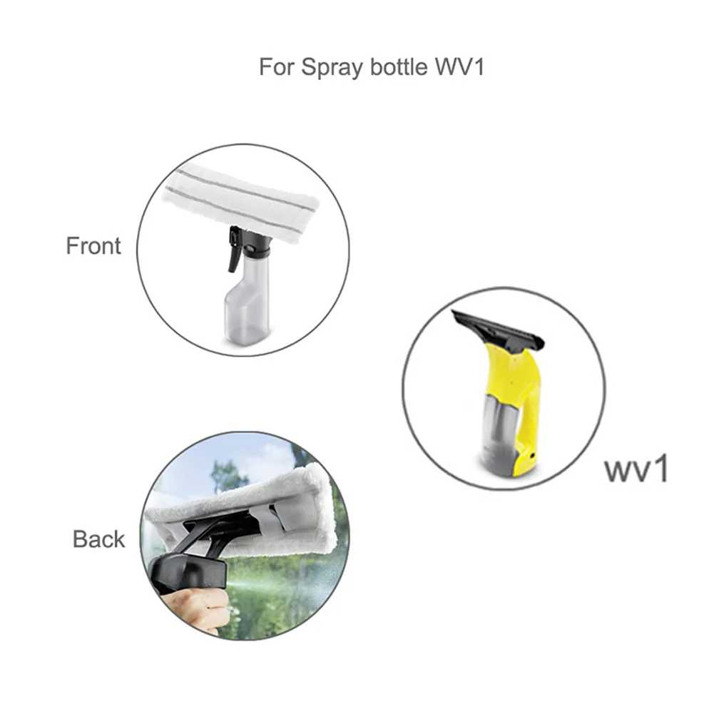 2/4PCS Microfibre Mop Cloths For For  WV1 WV50 WV75 Casement Cleaning Machine Household Supplies Cleaning Vacuum Parts In Stock