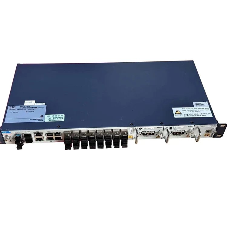 Оригинальный новый C610 smxa olt epon Pizza-box PON OLT GPON 8-портовый блок питания постоянного тока с 16 портами и NMS