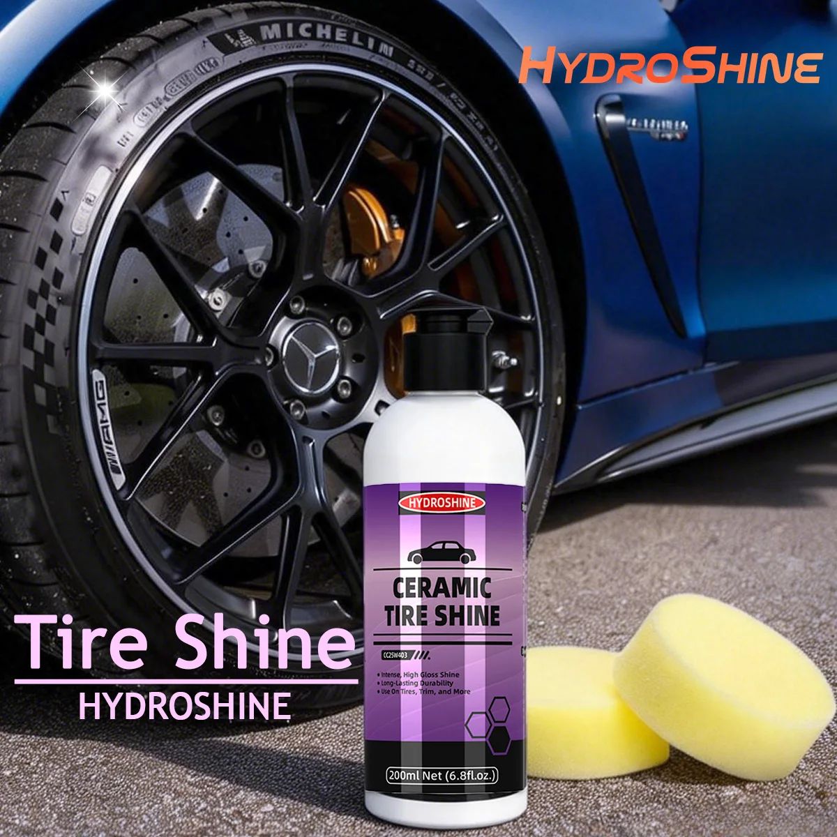 Hydroshine Auto Keramik Reifen Glanz Schwärzung Beschichtung Auto Sanierung Reparatur Werkzeug Anti-Aging Polnischen Langlebig Glanz Gel