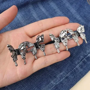 Bowknot Press Blume Taille, Sternform, verstellbare Jeanschnalle ohne Nähen für Hosen, wiederverwendbare Antextenstifte Jeans 12 Hauptverkaufskleid Jeans Licel - №1