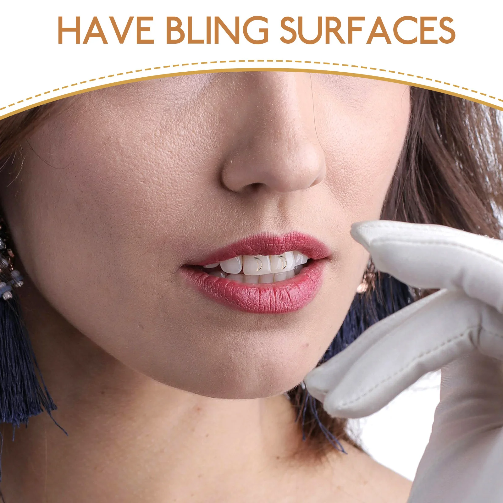 

1 Box Tooth Rhinestones Shiny Teeth Decor Diy Dental Jewelry Kit Bling Charm Accessories Small Teeth Ornament Rhinestone Decors