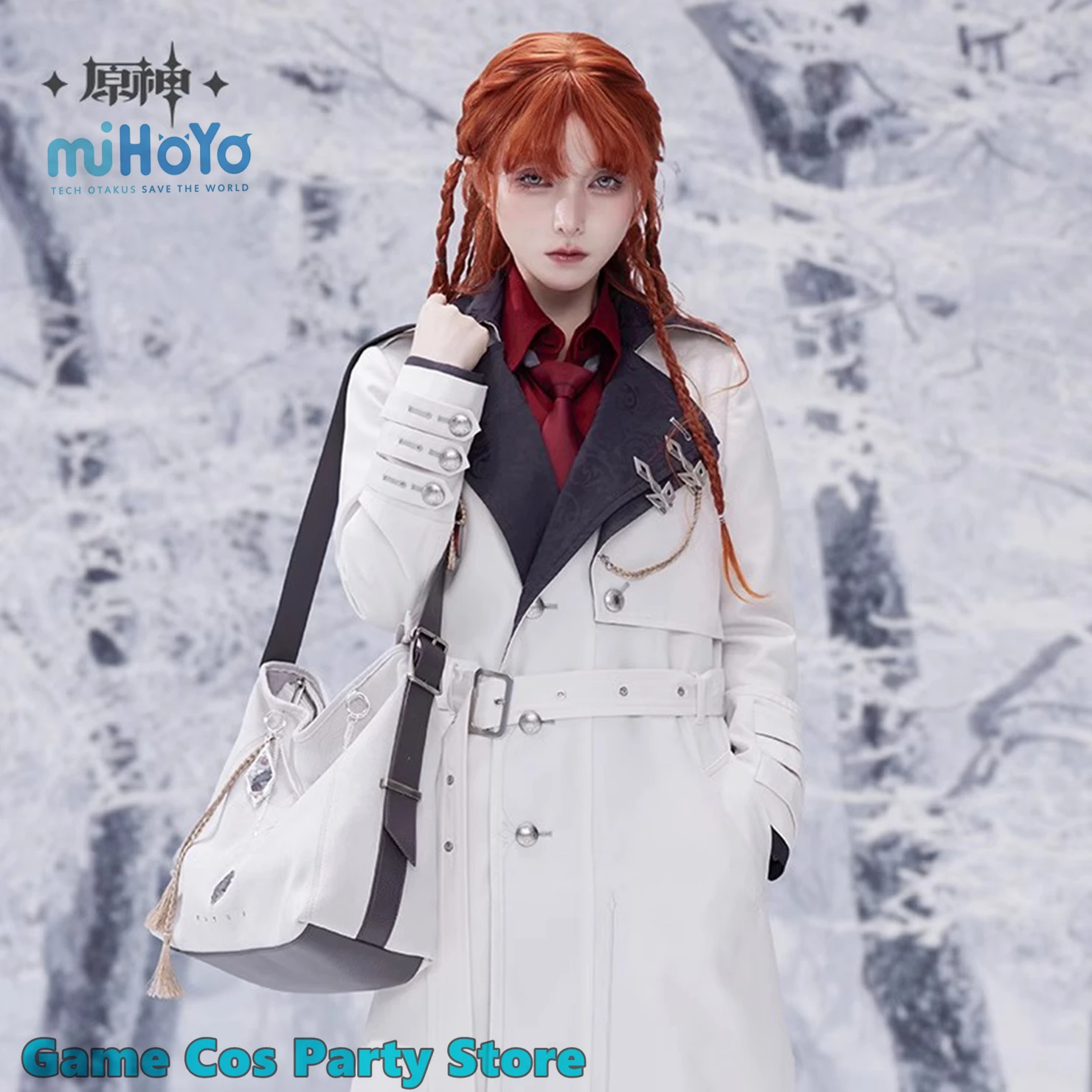 [Genuino] Gioco Genshin Impact Fatui Harbingers Tema Borsa a tracolla Anime Cosplay Zaino Fascino Wanderer Childe Regrator Originale