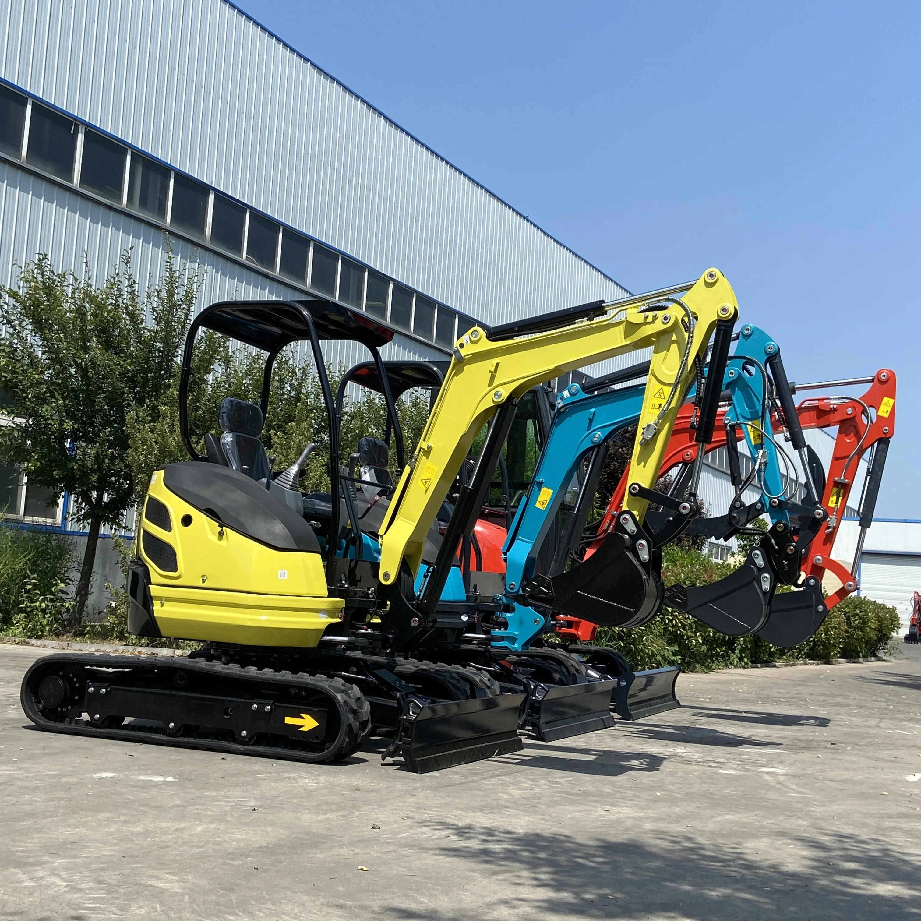 mini excavator China 2 tons hydraulic  mini digger bagger