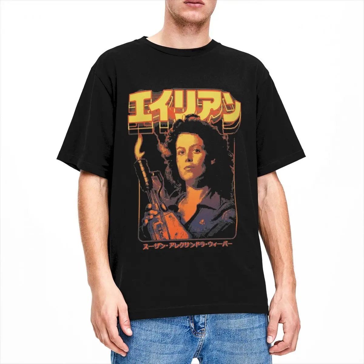 Funny Alien Ellen Ripley T-Shirts Men Women 100% Cotton Tee Shirt Printed Clothes