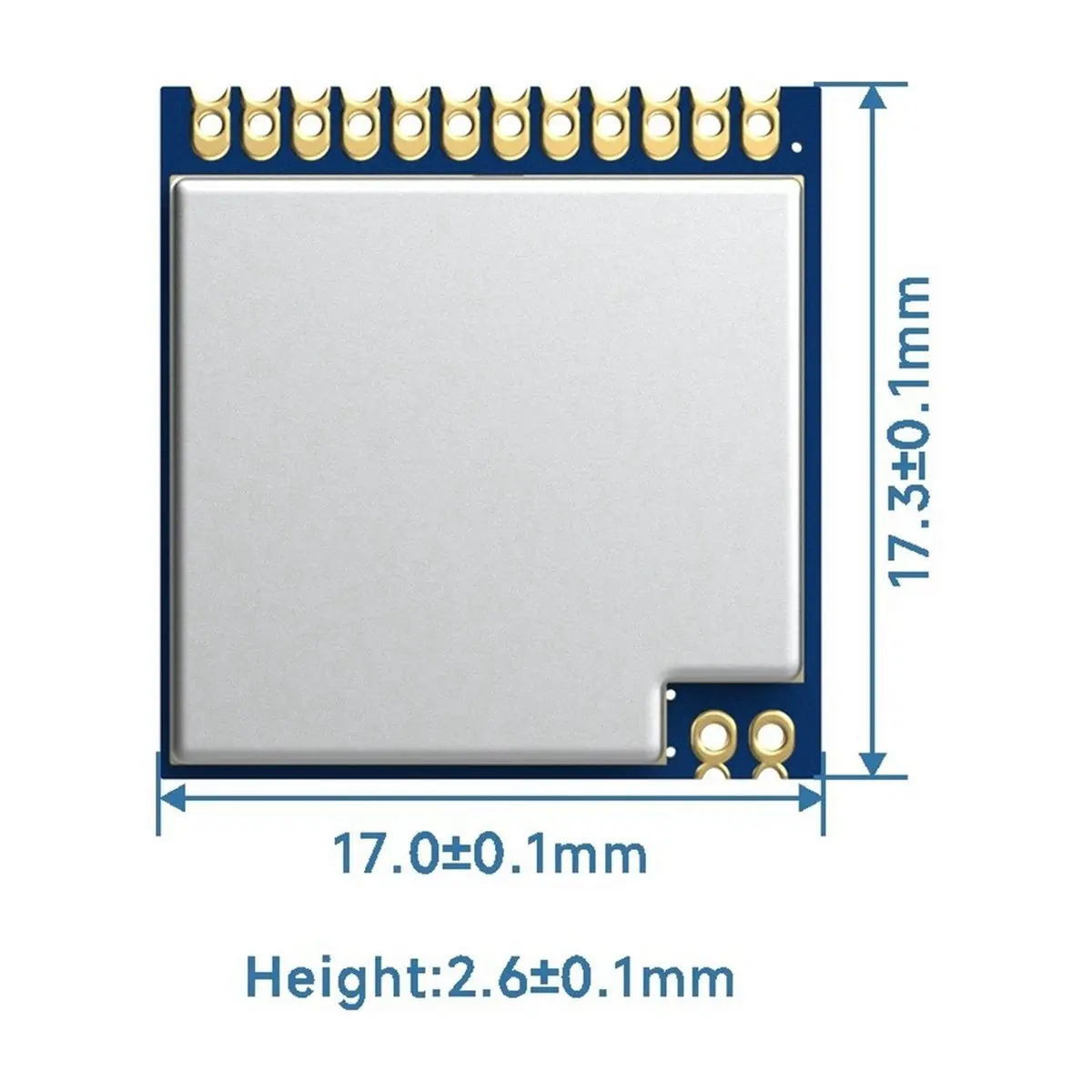 2PCS LORA1276 100mW SX1276 Module 4KM High Sensitivity Front End LoRa Module SPI Interface 4KM Range 868MHz