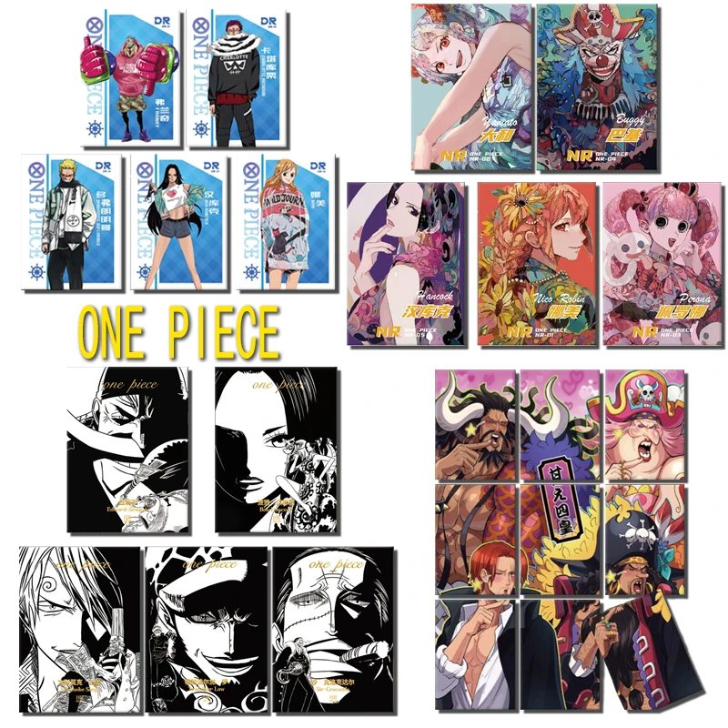 

ONE PIECE UR ER NR PR set card Monkey D Luffy Nami Nico Robin Shanks Yamato Trafalgar D Water Law Toy collection Birthday gifts