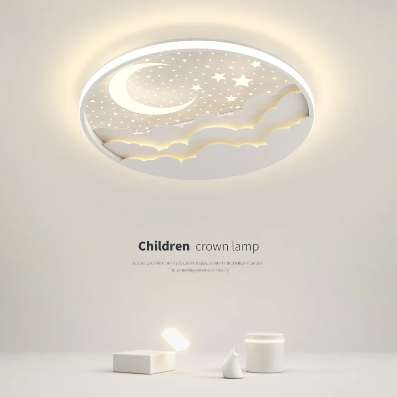 

Светильник Longdu для детской комнаты, креативный светильник в виде мультяшных персонажей, звезд и луны, для комнаты мальчика или девочки, Tmall Genie