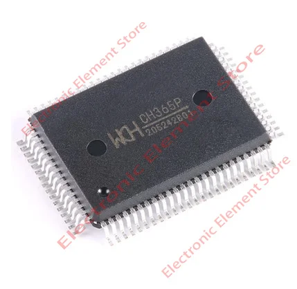 2PCS CH365P General Purpose Interface Chip for PCI Bus FQFP-80