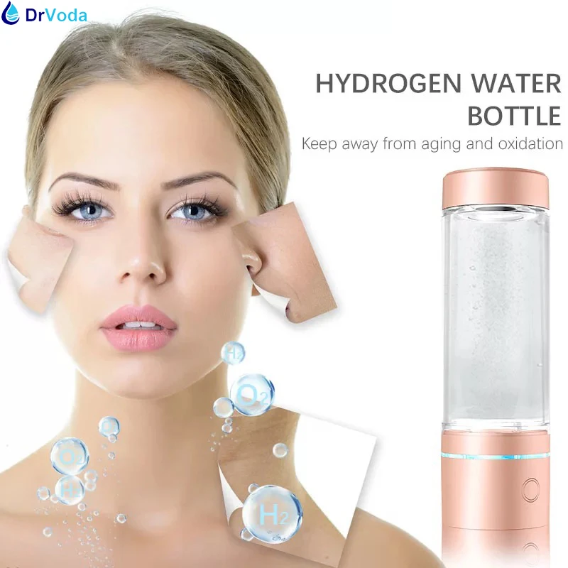 NEW Hydrogen Water Bottle Generator - Portable Hydrogen Rich Cup Infused Water Machine with 7-Layer SPE-PEM Technology