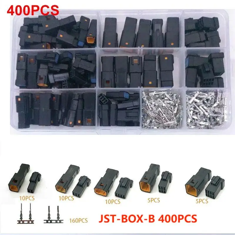 JST Connector Kit Series Waterproof Wire Quick Wire Connector Electrical Kit JST-02-08T/R JWPF Automotive Sealed Plug With Pins