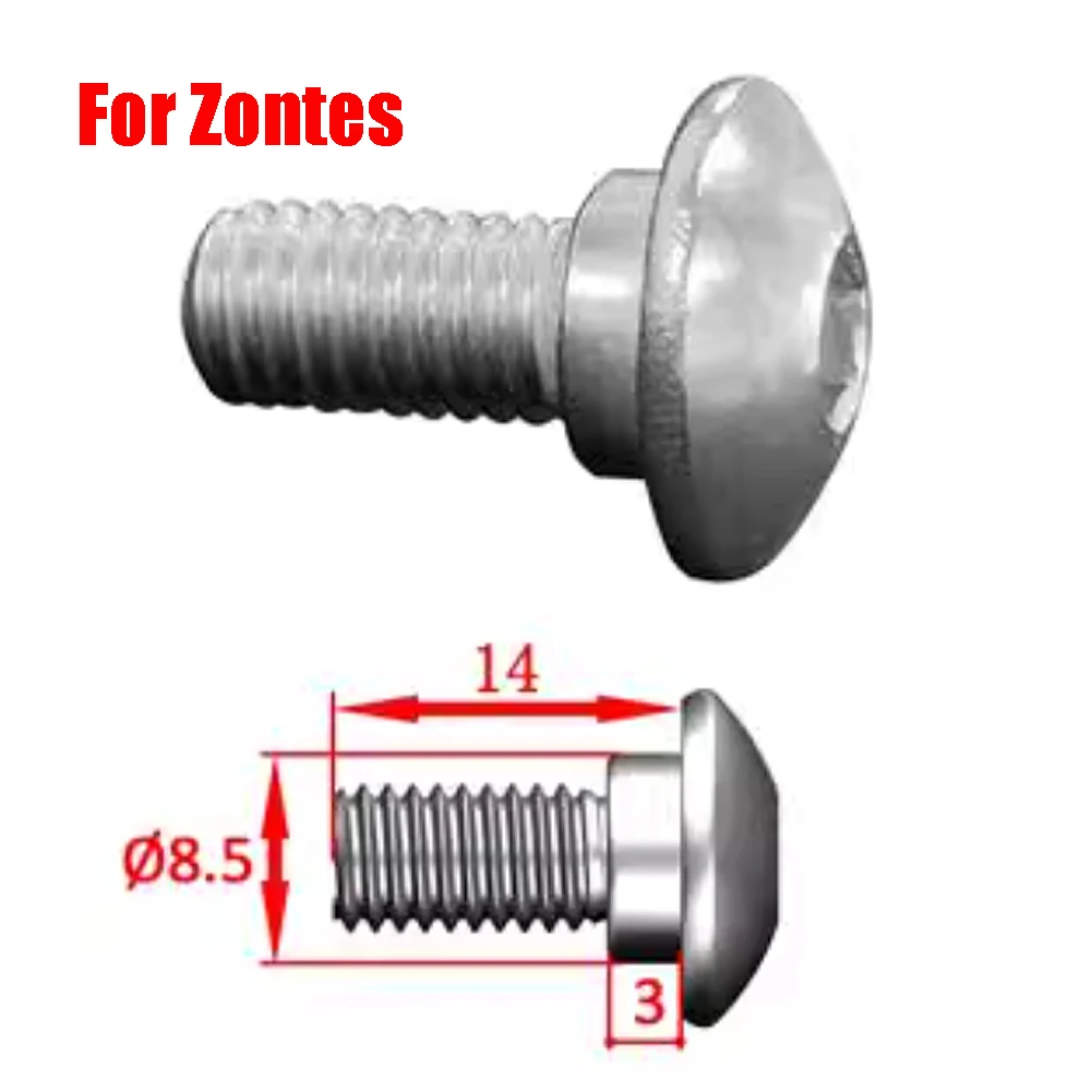 Stainless Bolts Internal Hexagonal Shoulder Screw For Zontes M6×14 with 8.5×3 1251100-328000