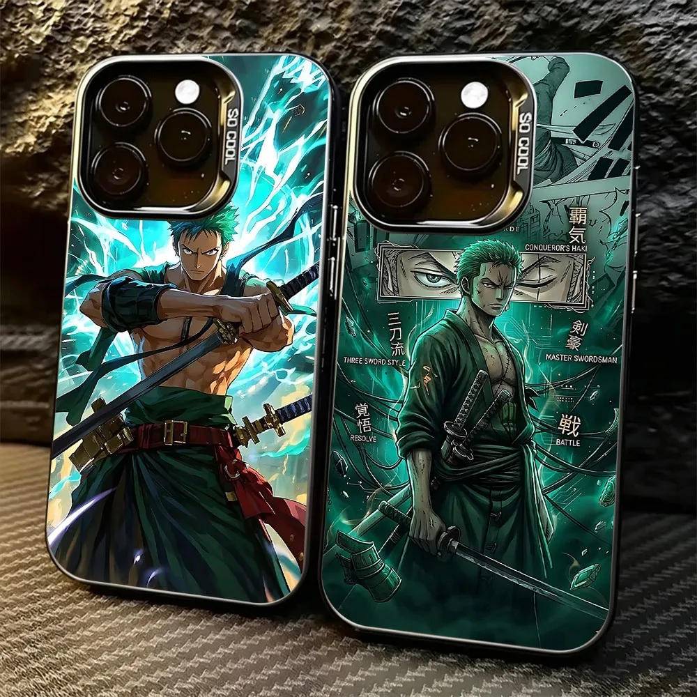 Anime Luffys Zoro Phone Case for Samsung Galaxy S26 S25 S24 S23 S22 S21 S20 Note20 FE Ultra Edge Plus 4G 5G Anti Fall Cover
