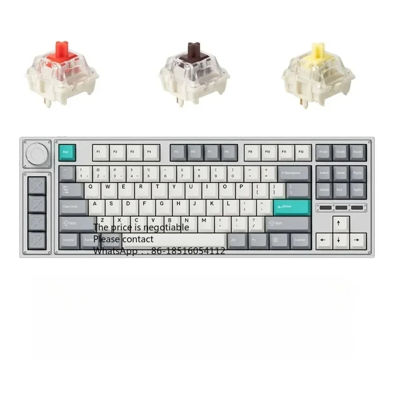 

Прокладка механической клавиатуры L3, многофункциональная ручка, теплообмен, третья игровая клавиатура для экзаменации, 91-клавишная беспроводная связь