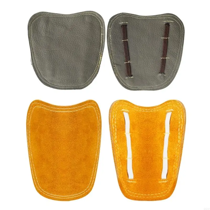 

R6FF Reliable Leather Welders Shoe Protectors with Elastic Straps for Enhances Safety