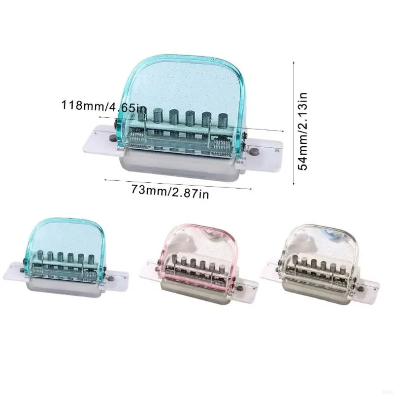 W89Cポータブルホールパンチャー6ホールペーパーパンチャー6ホールパンチングマシンマニュアルパンチャーホーム用